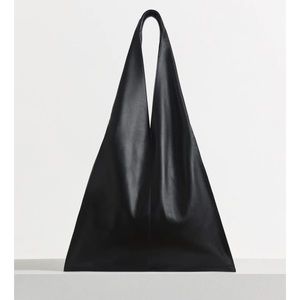 NWT CO collections Triangle Nappa Leather Bag